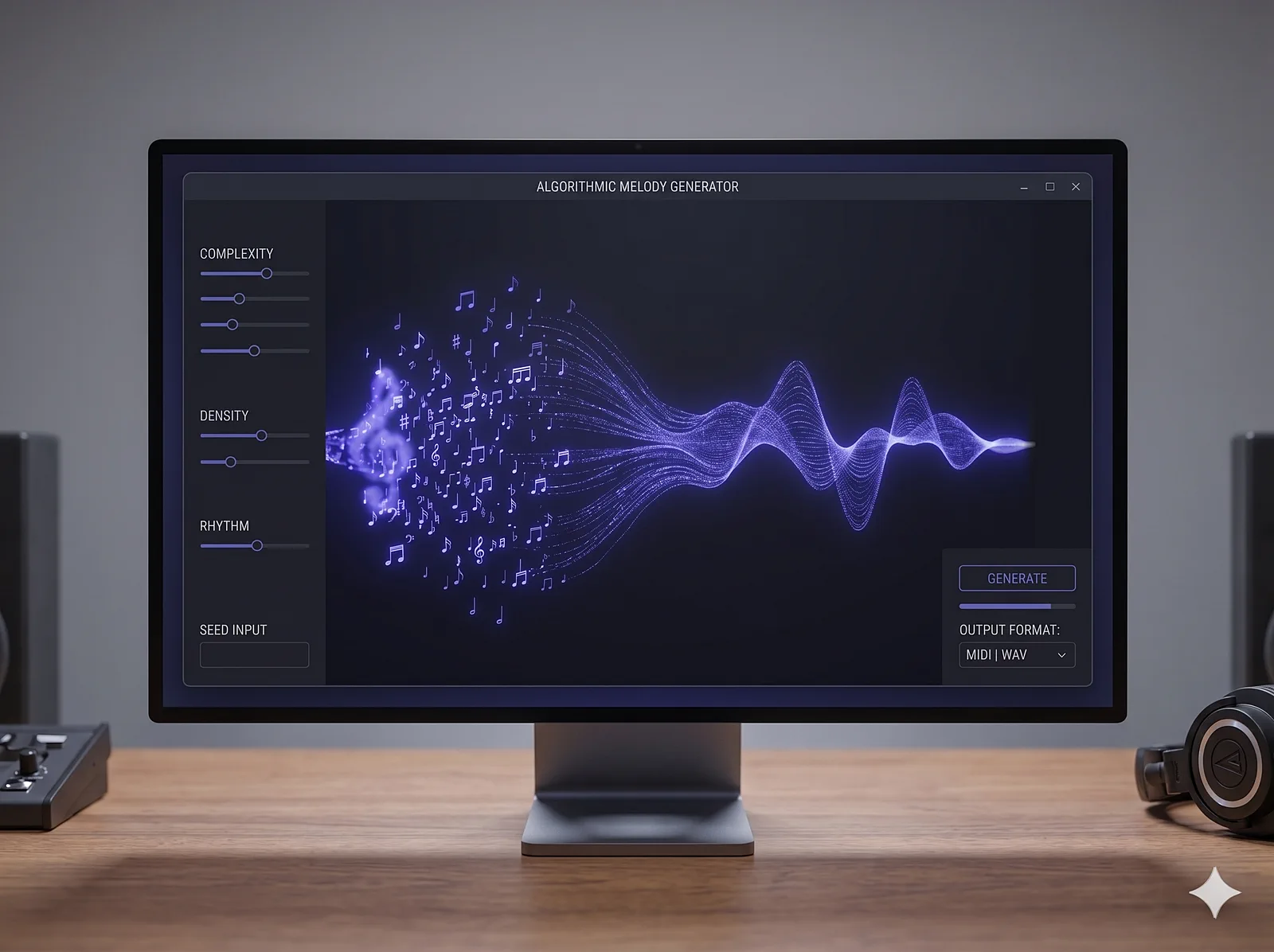 Audio waveform / signal-processing visualization