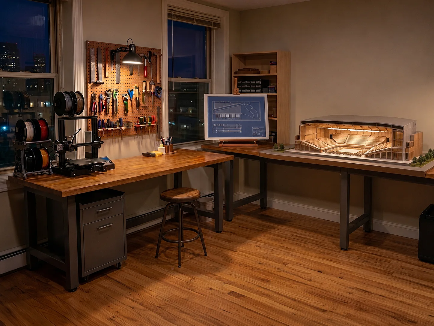 IREM studio and instrument imagery